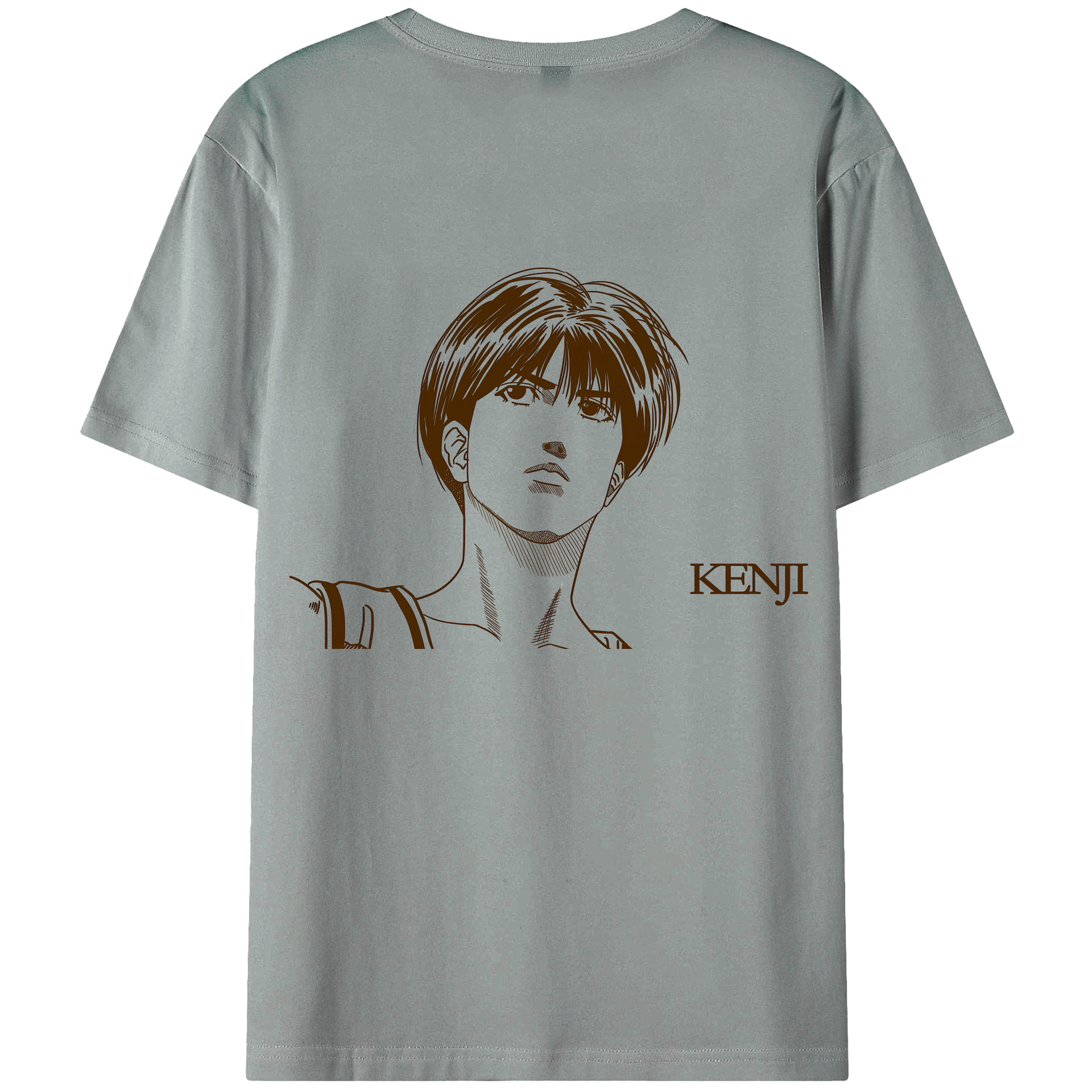 （画像用） SLAM DUNK／スラムダンク 綿100％ メンズ半袖Tシャツ（バックプリント） 通気性